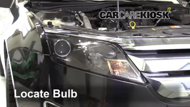 2012 Ford Fusion SEL 3.0L V6 FlexFuel Éclairage Feux de croisement (remplacer l'ampoule)